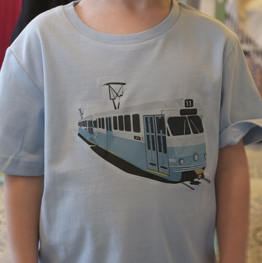 Tram kids organic T-shirt