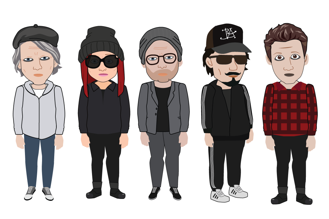 Pa Kenta & Bastarderna characters
